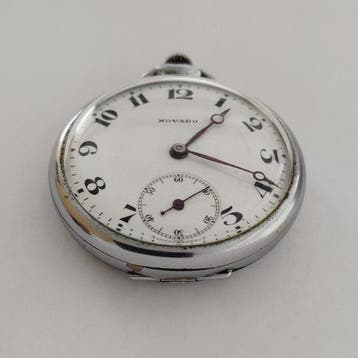 Movado - Open-face enamel dial 15-jewel sub-seconds -, Nieuw