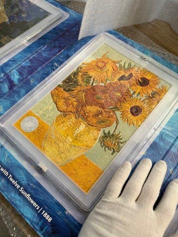 Samoa. 5 Dollars Advanced Art – Vincent van Gogh 3 x 1 Oz 5