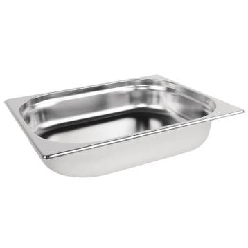 GN-Bak | RVS | 1/2 GN | Hoogte 65mm | 325x265x65(h)mm Vogue, Verzenden