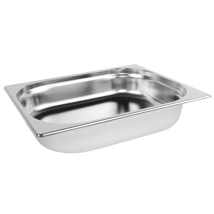GN-Bak | RVS | 1/2 GN | Hoogte 65mm | 325x265x65(h)mm Vogue, Zakelijke goederen, Horeca | Keukenapparatuur, Nieuw in verpakking
