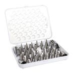 Spuitmonden set RVS | 52 delig | 1,2(b)x3(d)cm Vogue, Verzenden, Nieuw in verpakking