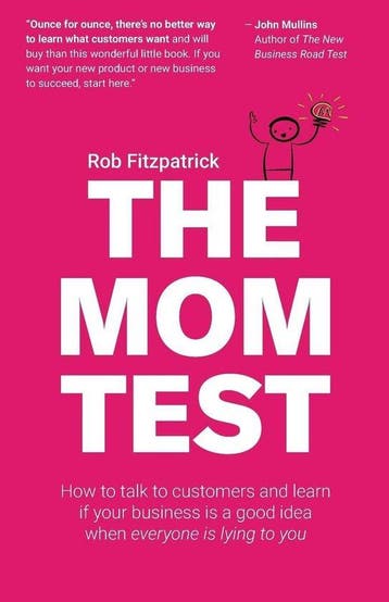 The Mom Test 9781492180746 Rob Fitzpatrick, Verzenden, Rob Fitzpatrick