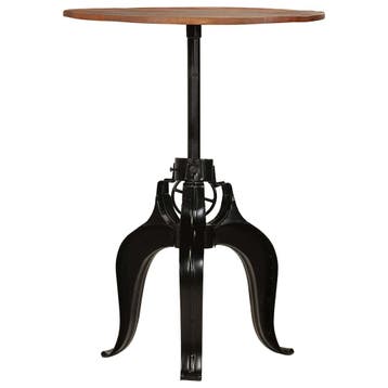 vidaXL Bartafel 75x(76-110) cm massief gerecycled hout, Verzenden, Nieuw
