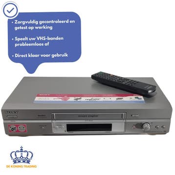 Sony SLV-SE740D | Videorecorder | VHS Speler | Videospeler, Verzenden, VHS-speler of -recorder