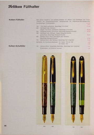 Pelikan - 400NN - Rare 14k ST (Stenography) nib - Green