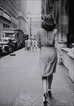 Stanley Kubrick - Woman in Polka dot dress walking towards