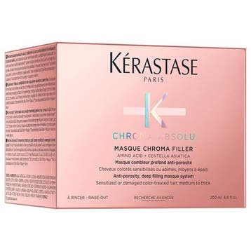 Kérastase Chroma Absolu Masque Chroma Filler (Haarmasker), Verzenden, Nieuw, Gel, Wax, Haarlak of Mousse