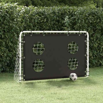 vidaXL Voetbaldoeltrainingsdoel 184x61x122 cm staal, Sports & Fitness, Verzenden