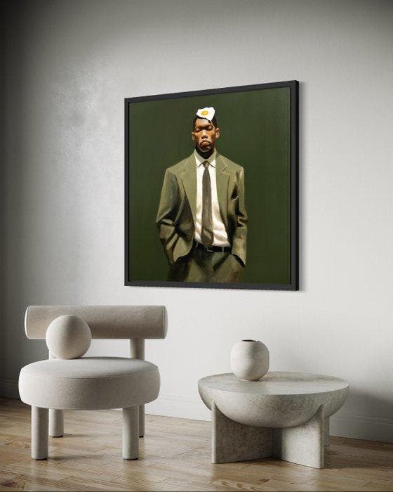 Houessou Koffins Bryan (1999) - La comédie du sérieux, Antiquités & Art, Art | Peinture | Moderne