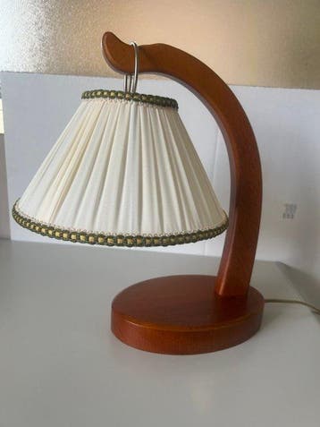 Due p illuminazione - Tafellamp (2) - mat zijde-acetaat,