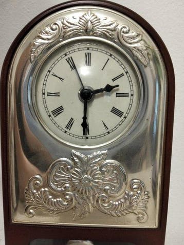 Pendule à balancier - Style antique - Argent 925 - 2000-2010, Antiquités & Art