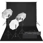 vidaXL Fotostudioset met verlichtingsset en achtergrond, Verzenden, Nieuw