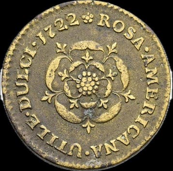 . Verenigde Staten, Verenigd Koninkrijk George I. 1/2 Penny