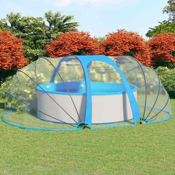 vidaXL Zwembadkoepel ovaal 530x410x210 cm, Verzenden