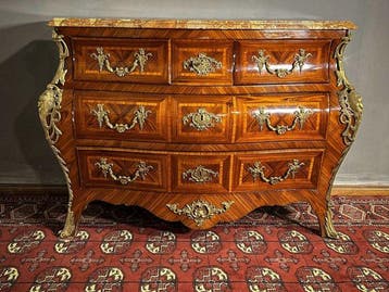 Commode - Hout, Marmer, Ormolu - Antico Comò