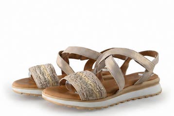 Gabor Sandalen in maat 39 Beige, Verzenden, Beige, Gabor, Sandalen of Muiltjes
