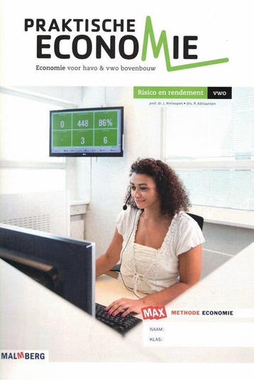 Praktische Economie MAX / mod Risico 4/5/6 vwo(16), Verzenden, Prof Hinloopen