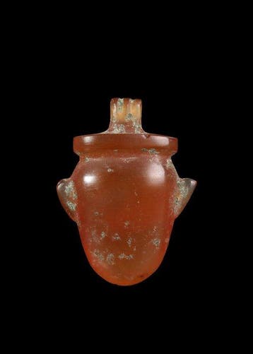 Oude Egypte, late periode Kornalijn Hartamulet