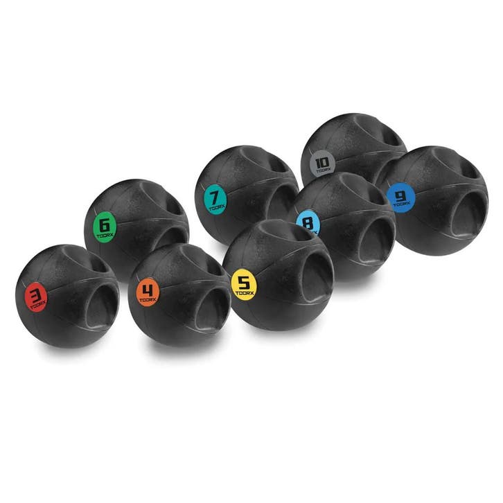 Toorx Fitness Medicine Bal - Medicijnbal met Handvat 5 kg, Sport en Fitness, Fitnessmaterialen, Nieuw, Verzenden