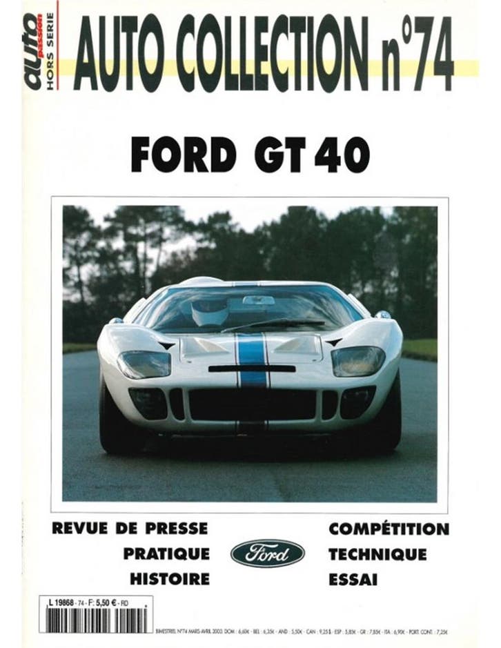 2003 AUTO COLLECTION MAGZINE 74 FRANS, Boeken, Auto's | Folders en Tijdschriften, Ophalen of Verzenden
