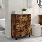 vidaXL Badkamer vaniteitsunit Gerookt eiken 60 x 35 x 80 cm, Verzenden, Nieuw