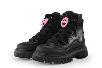Nubikk Veterboots Meisjes in maat 28 Zwart, Kinderen en Baby's, Verzenden, Jongen of Meisje, Nubikk, Schoenen