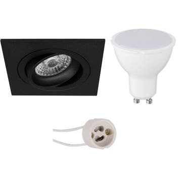 LED Spot Set 6W - Dimbare Kantelbare Vierkante Inbouwspot Ma, Verzenden
