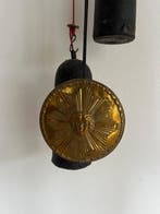 Comtoise klok - Antiek Messing, Emaille - 1800-1850 -