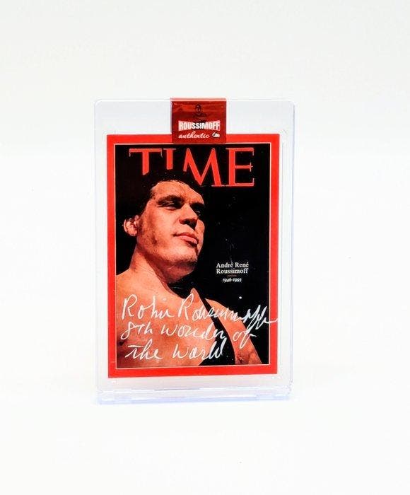 Pro Wrestling Robin Roussimoff Signed Limited Edition Andre, Verzamelen, Stickers