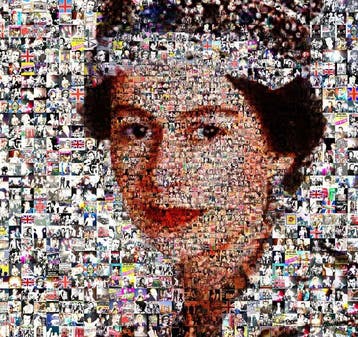 David Law - Crypto God Save the Queen 2.0 - Format XL 50x75