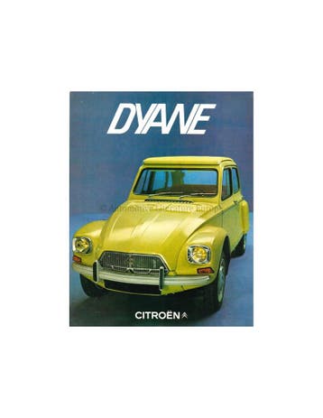 1970 CITROEN DYANE BROCHURE FRANS, Ophalen of Verzenden, Nieuw
