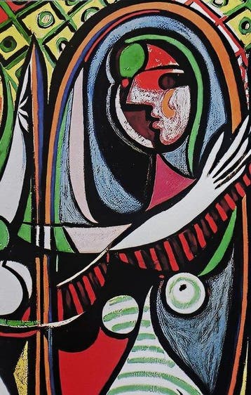 Pablo Picasso (1881-1973) (after) - Jeune Fille Devant Un
