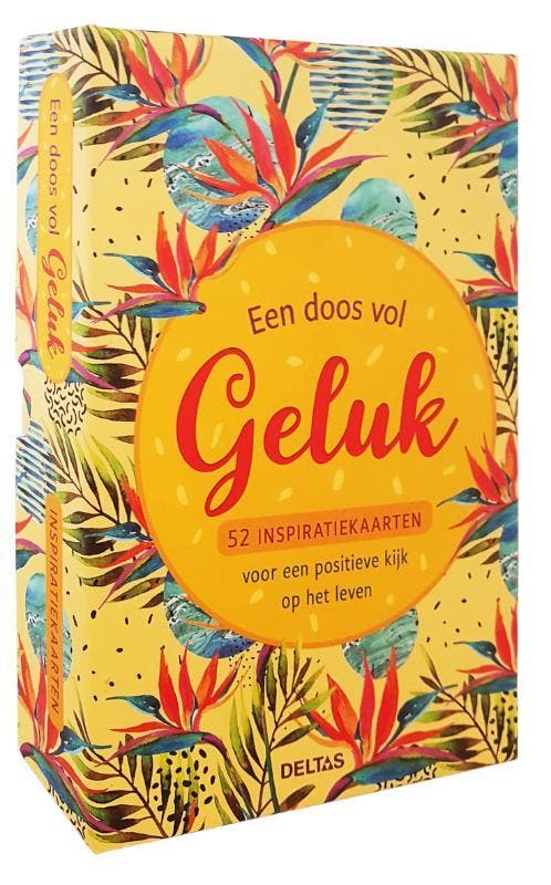Een doos vol geluk - 52 inspiratiekaarten 9789044759198, Boeken, Stripverhalen, Gelezen, Verzenden