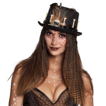 Halloween Hoed Botten Zwart, Verzenden