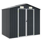 vidaXL Tuinschuur 205x129x183 cm gegalvaniseerd staal, Verzenden