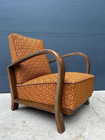 Debrecen Furniture Factory, 1940s - 4 pieces - Fauteuil (4)