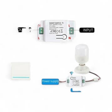 Slimme inbouw stroom onderbreker 10Amp (Geschikt voor RF 433, Verzenden