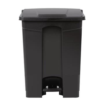 Pedaalemmer | Kunststof (Zwart) | 65L | Klapdeksel |, Verzenden
