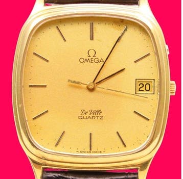 Omega - Deville Dated QUARTZ Cal.1332 - Zonder minimumprijs, Nieuw