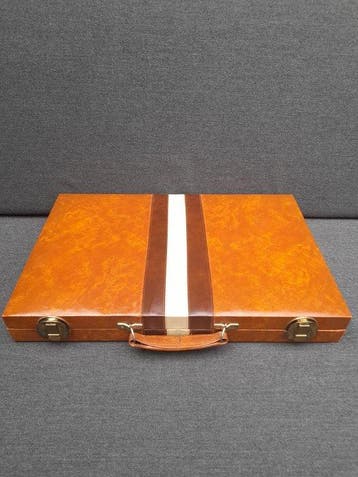 Jeu de société - Backgammon - cuir