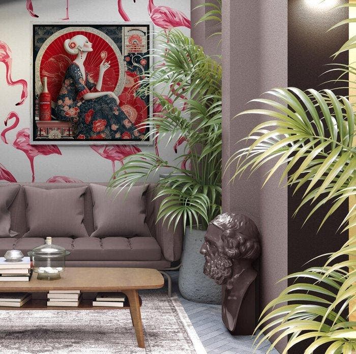 CREATIVE_HUB - Oriental Red Campari ADV style, Huis en Inrichting, Overige Huis en Inrichting