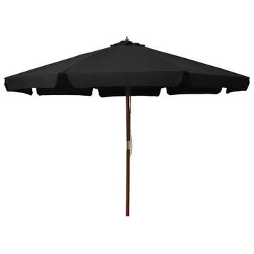 Parasol 330cm noir - Jusqua epuisement - Prix reduit, Jardin & Terrasse, Verzenden