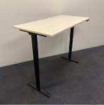 Refurbished elektrische zit-sta bureau, 160x80 cm, Ahorn, In hoogte verstelbaar, Nieuw