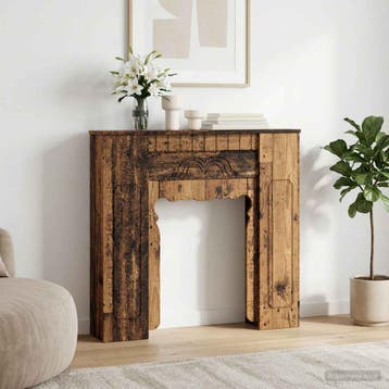 vidaXL Haardombouw Oud hout 93 x 20 x 89 cm Bewerkt hout, Verzenden, Nieuw