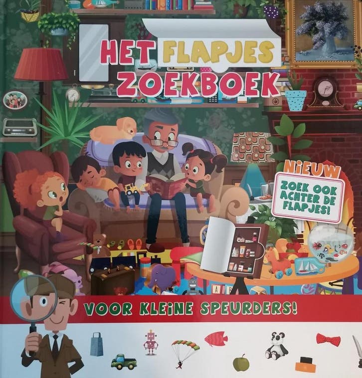 Het flapjes boek voor kleine speurders! Boek 3 8712459107422, Boeken, Hobby en Vrije tijd, Gelezen, Verzenden