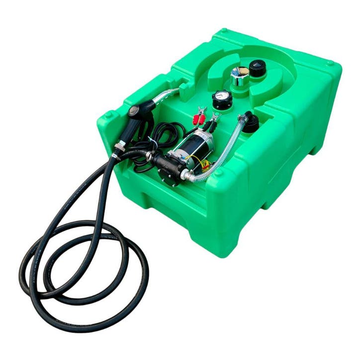 125 liter mobiele benzinetank 12 Volt pomp en inhoudsmeter, Zakelijke goederen, Machines en Bouw | Tuin, Park en Bosbouw, Verzenden