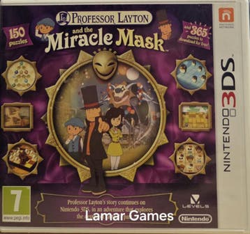 Professor Layton and the miracle mask (Nintendo 3DS, Games en Spelcomputers, Ophalen of Verzenden, Nieuw