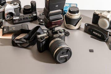 Pentax 35mm SLR collectie: SP500 / MZ + lenzen | Analoge, Nieuw