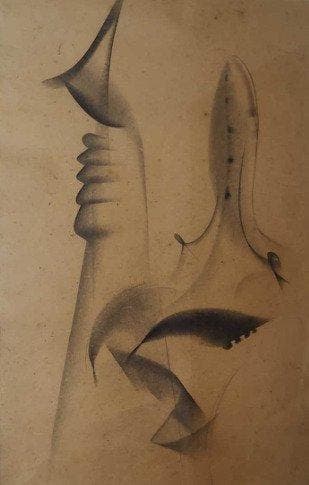 Jean Gabriel Chauvin (1889-1976) - Figura abstracta.