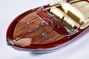 Riva Aquarama maquette de luxe bois modelisme 53cm 1:14 -